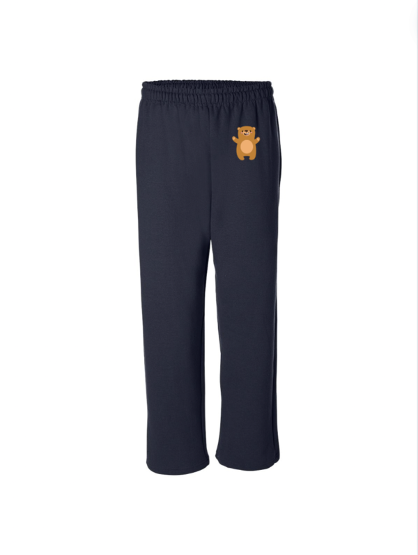 Brown Bear – Open-Bottom Sweatpants